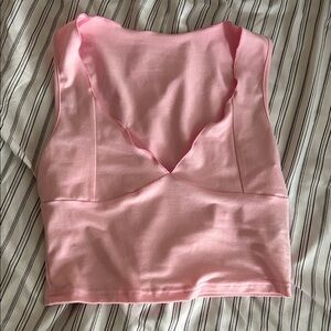 SHEIN Pink Sleeveless Top